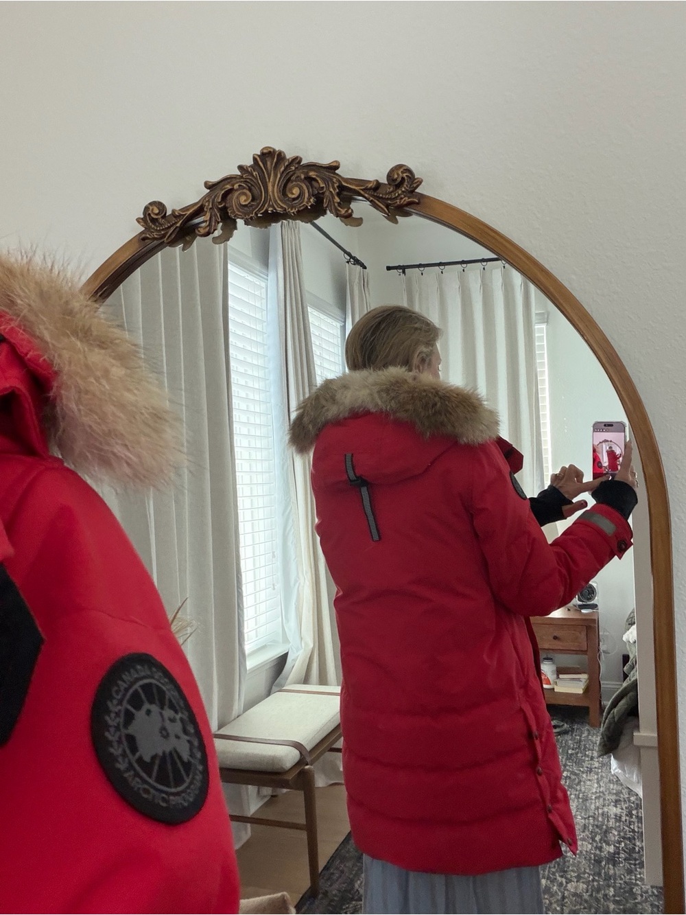 Canada Goose Women’s Kenton Black Label Parka Sz Lg - Picture 5 of 8